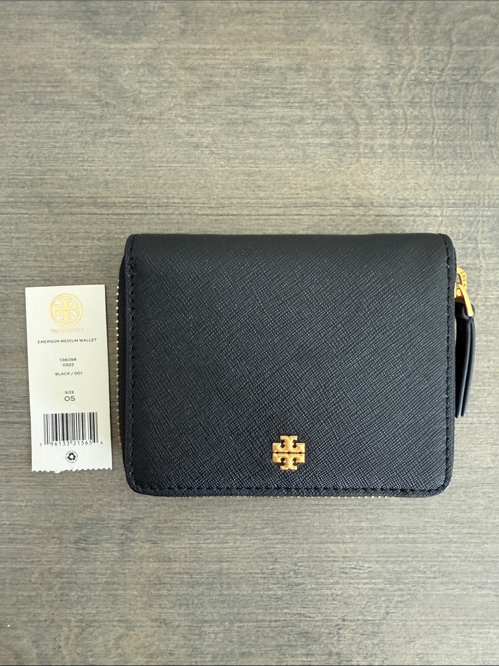 Tory Burch Emerson medium wallet Saffiano Leather